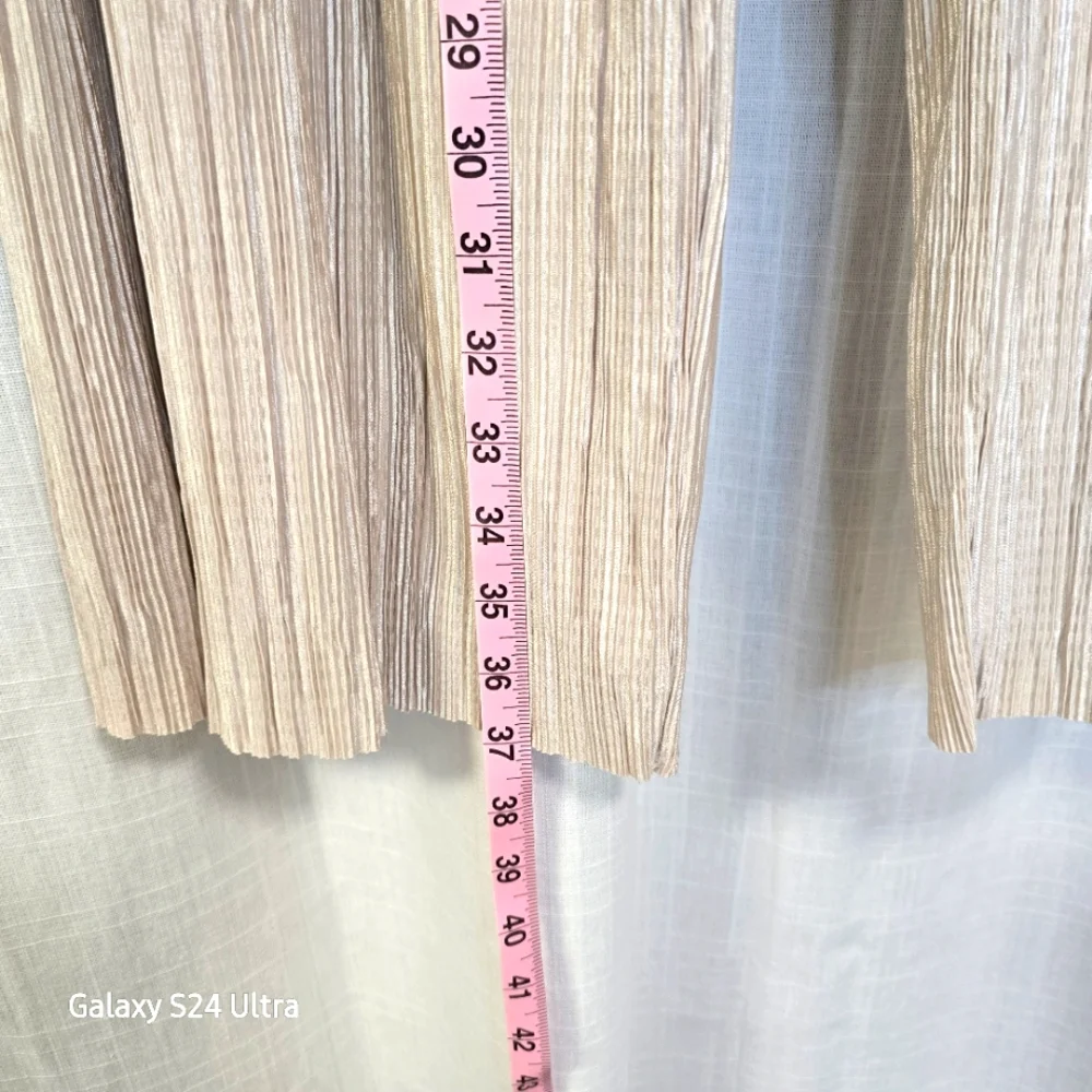 NWT‎ Anne Klein Beige Fully Lined Flowy Trousers Size M - Picture 3 of 11